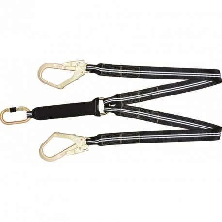 Safety lanyard with energy absorber - FIRE FREE - FA 30 402 10